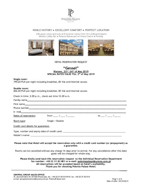 fillable  restaurant bar  warsaw city centre fax email print pdffiller