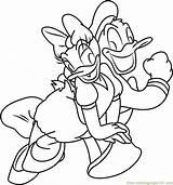 Duck Daisy Donald Coloring Pages Color Coloringpages101 Getcolorings Donal sketch template