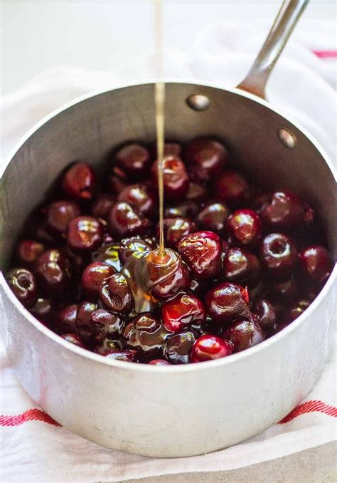 easy homemade cherry pie filling sweetened with honey no refined