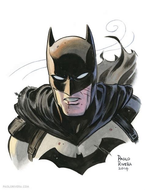 Paolo Rivera Posted A Batman Pic Batman Comics Batman
