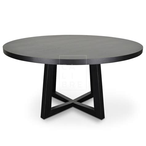 richo   dining table black moorabbin home furnishers