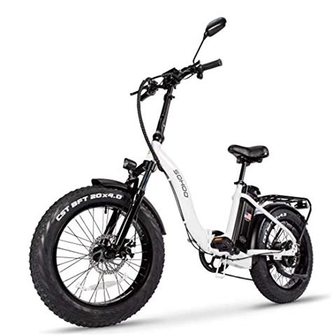 sohoo vwah   adult folding fat tire  bike mountain electric bicycle beach cruiser