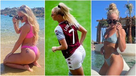 alisha lehmann  bisexual footballer   conquered  aston villa star global
