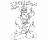 Hanuman Drawing Lord Coloring Wallpaper Colouring Colour Pages Sketch Pencil Searches Recent Templates Template sketch template