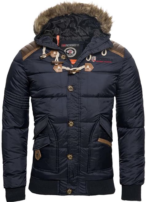 geographical norway giacca invernale da uomo trapuntata parka belphegor amazonit