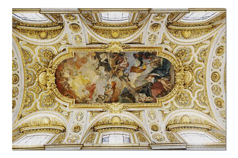 renaissance fresco painting   ceiling  church  st louis   french  rome italy