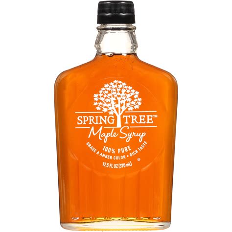 spring tree  pure maple syrup  fl oz bottle walmartcom