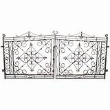 Gate Drawing Garden Getdrawings Gates Wrought Iron sketch template