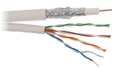 integrated cable rg utp   coaxial cables fro tv sat delta