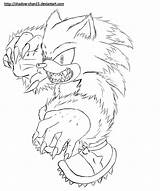 Coloring Sonic Werehog Pages Print Hog Clipart Line Library Comments Webstockreview sketch template