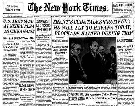databases historical newspapers cuban missile crisis research  boston university
