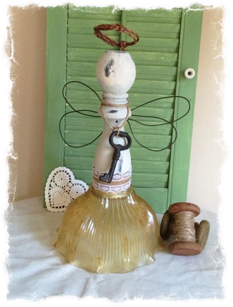 repurposed spindle angels home decor mixed kreations