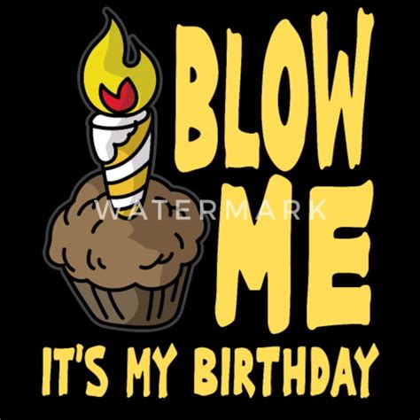Blow Me It S My Birthday Candle Funny Blowjob T Men S V Neck T Shirt