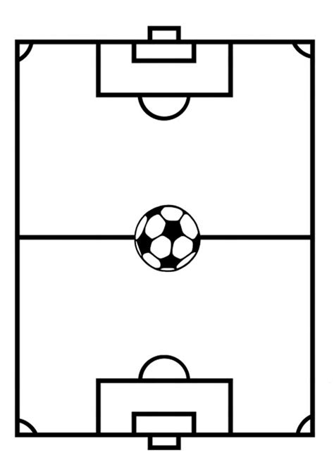 coloring pages football field coloring page