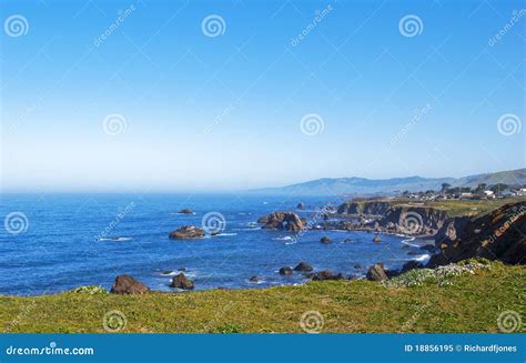 california coast  royalty  stock photo image