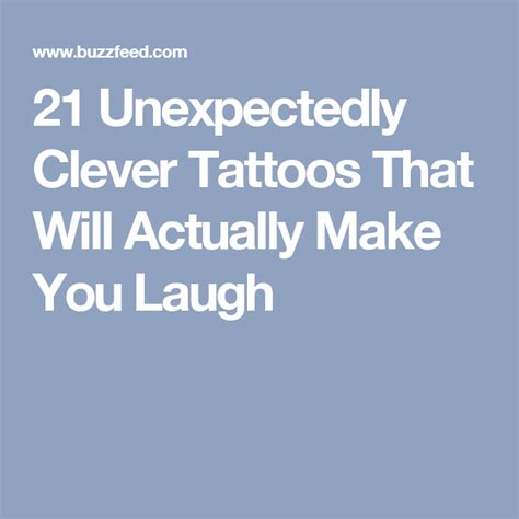 21 unexpectedly clever tattoos that will actually make you laugh clever