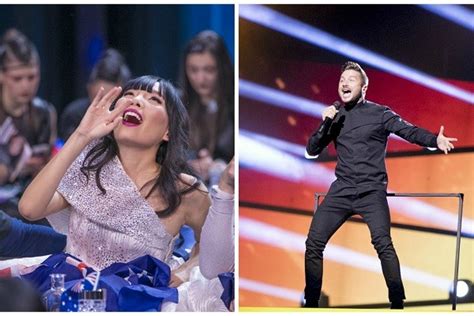 eurovision semi final results russia and australia won