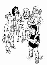 Archie Riverdale Freshman Sheets sketch template