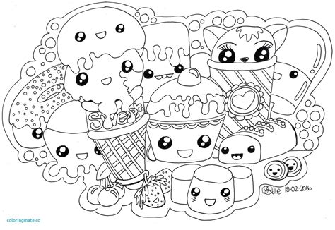 cute food  faces coloring pages