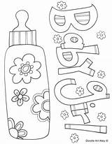 Coloring Baby Pages Girl Shower Kids Printable Printables Girls Colouring Sheets Jesus Color Print Manger Getcolorings Template Babygirl Colorings Adult sketch template