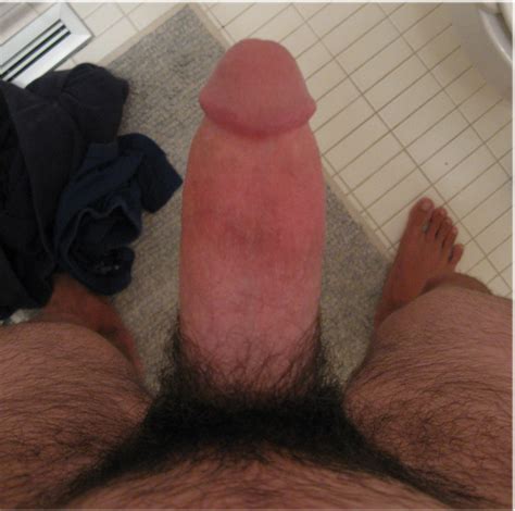 closeup picture of a short hairy cock gay cam selfies