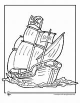 Ship Pirate Coloring Pages Ships Drawing Outline Sinking Color Kids Print Colouring Schooner Sheet Getdrawings Drawings Clipart Comments Sketch Clip sketch template