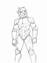 Wars Star Coloring Pages Clone Trooper Troopers Getcolorings Rex Captain sketch template
