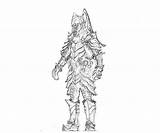 Skyrim Armor Orc Coloring Scrolls Elder Pages Yumiko Fujiwara Games Collections Part Printable Print Drawings Designlooter Colouring 667px 75kb sketch template