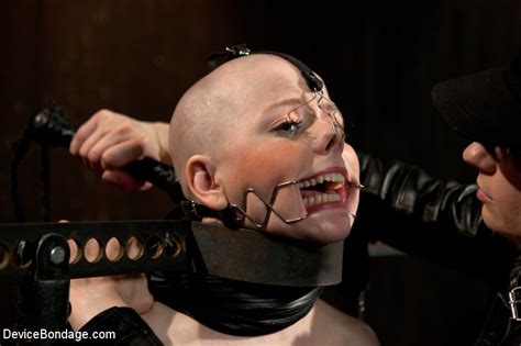 shaved head bondage humiliation sex pics