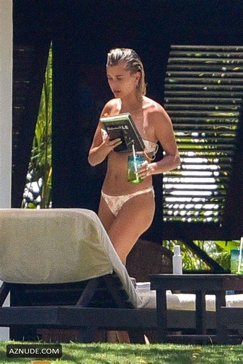 Kendall Jenner And Hailey Bieber Get Cozy In Bikinis And Relax On Pool