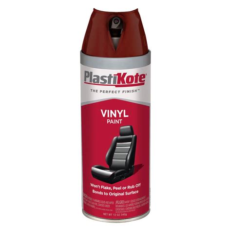 plastikote   oz dark red spray  vinyl color paint