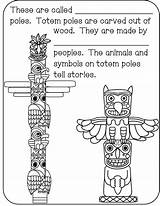 Canada Totem Aboriginal Symbols Education Pages Canadian Poles Kids Booklet Indigenous Coloring First Pole Nations Book Teacherspayteachers Ca Peoples Activities sketch template