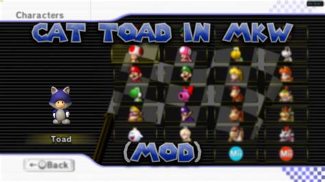Play As Cat Toad In Mario Kart Wii Youtube