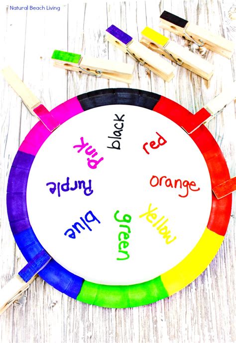 color learning activities  preschool natural beach living