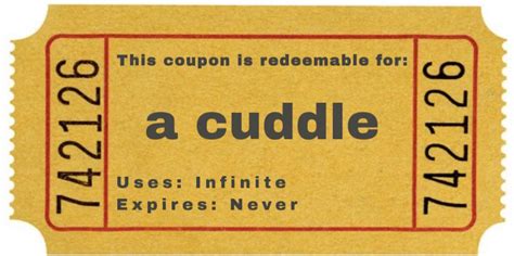 cuddle cupon coupons  boyfriend cute couple gifts cute texts