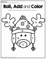 Dice Reindeer Preschool Packets Adding Printables Moffattgirls sketch template