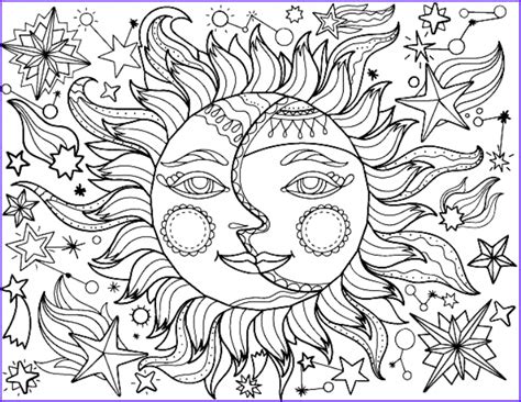 sun coloring pages  adults george mitchells coloring pages