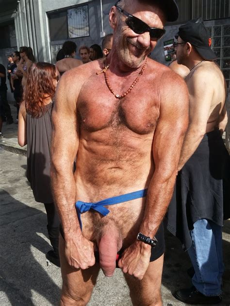 Exhibiting Big Cock In Public At San Francisco Folsom Pride Street