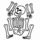 Squelette Visiter Enfant Pantin Morts sketch template