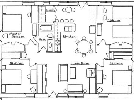 images  floor plans  pinterest house plans apartment floor plans  bedroom