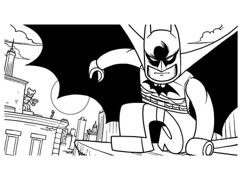 printable lego batman coloring pages