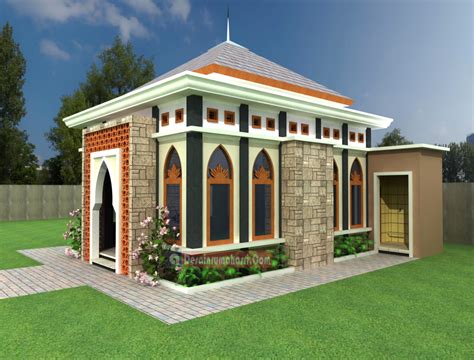 desain masjid sederhana rumah joglo limasan work