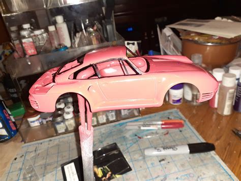 tamiya porsche   plastic model car kit  models kits