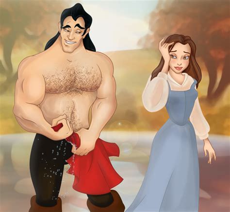 Disney Princess Images Gaston And Belle Hd Wallpaper And