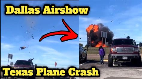 scary images  planes collided   air  dallas airshow  images dallas plane crash