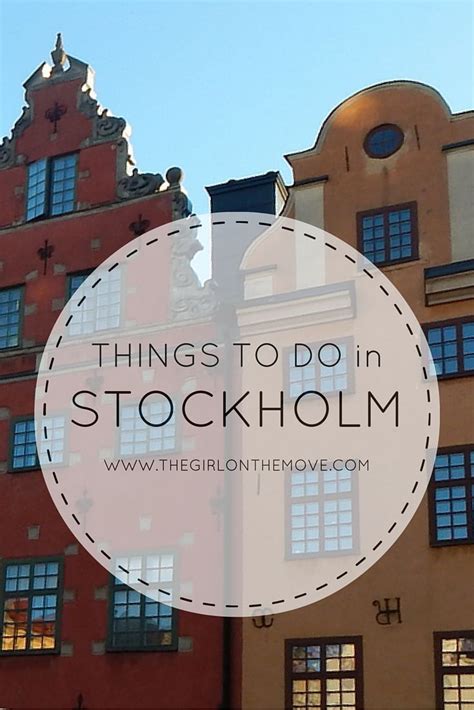 Things To Do In Stockholm With Images Stockholm