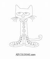 Pete Cat Coloring Pages Groovy Buttons Printable Color Getcolorings Inspired Fabulous Effective Getdrawings Birijus Comments sketch template