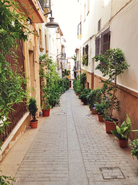 gorgeous street  javea  town spain moraira alicante pretty places  town towns