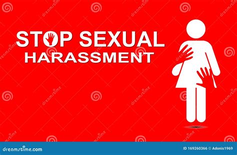 stop sexual harassment background banner vector illustration