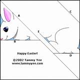 Origami Bunny Tammy Yee Instructions sketch template